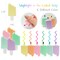 Wrapables Cute and Colorful Highlighters, Marker Pens, Stationery Supplies (Set of 6), Popsicle